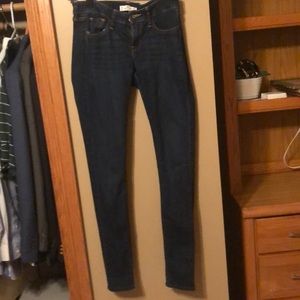 Size 3R hollister jeans dark blue super skinny